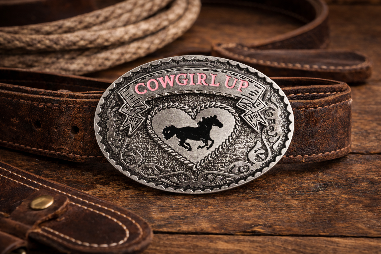 Cowgirl Up Buckle