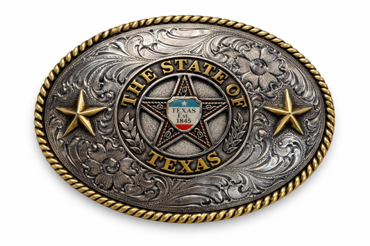 Nocona State of Texas Belt Buckle