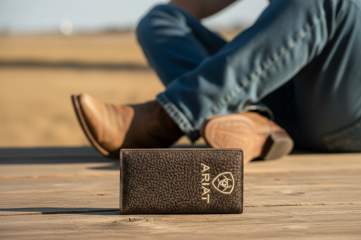 Ariat Rodeo Wallet Pebble Brown