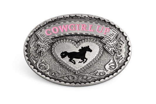 Cowgirl Up Buckle